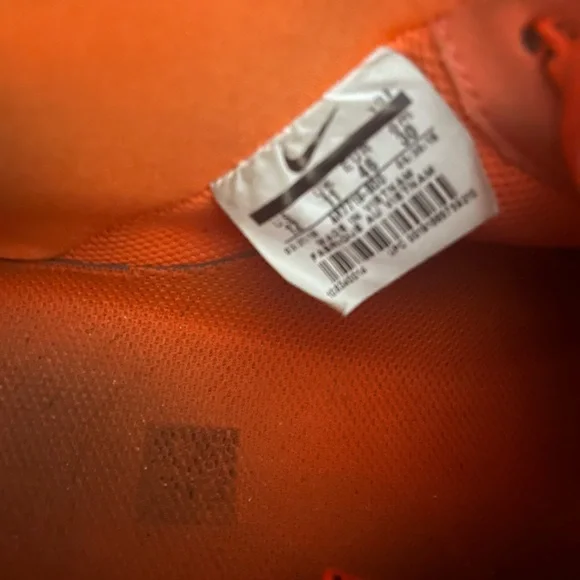 Men’s sz 12. Nike Bright Orange 'Just Do It' Sneakers - Picture 5 of 6